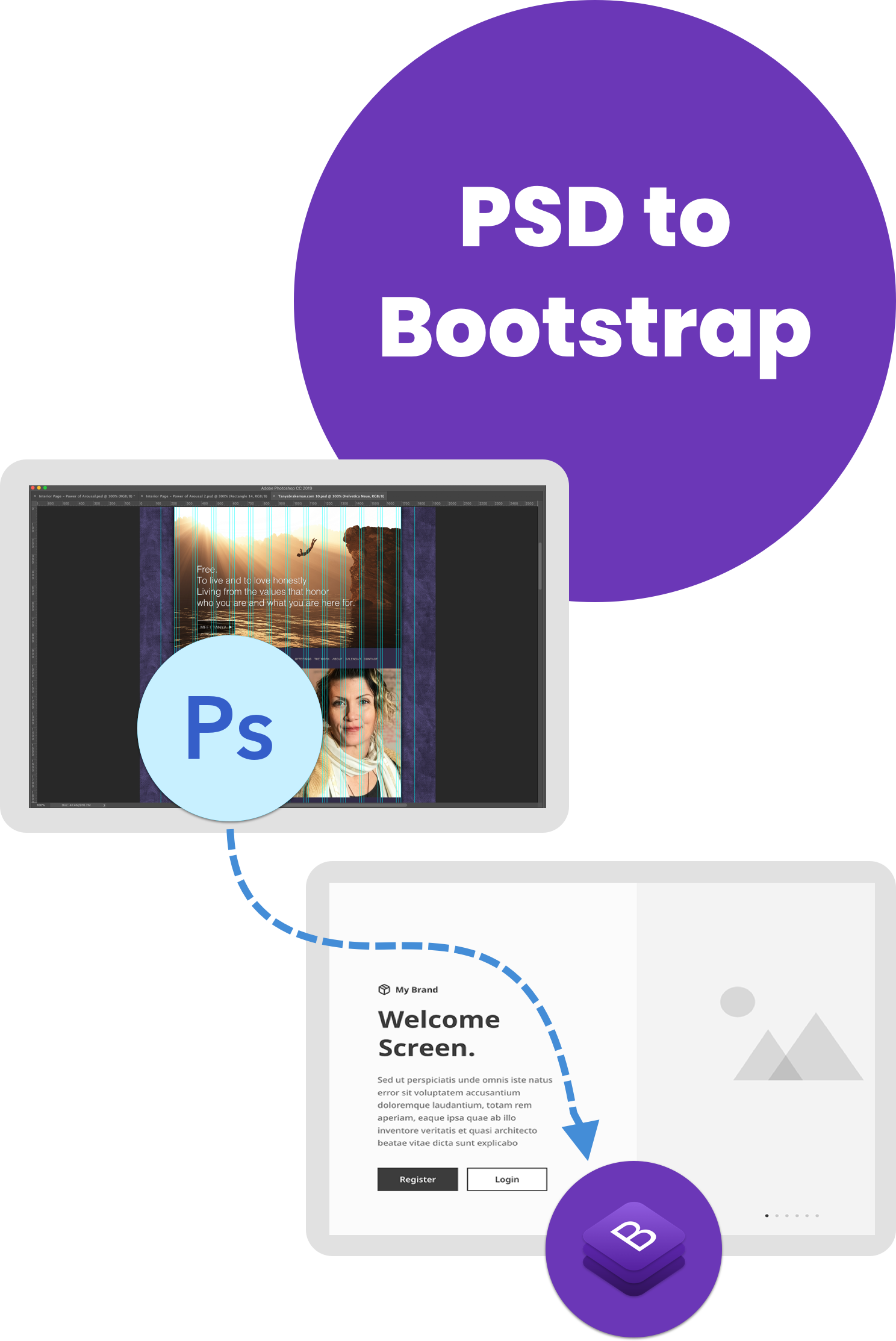 psd-to-bootstrap-conversion